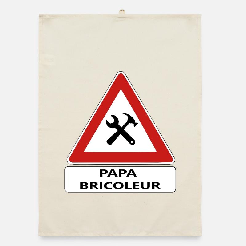 Handwerker Papa Organic Geschirrtuch