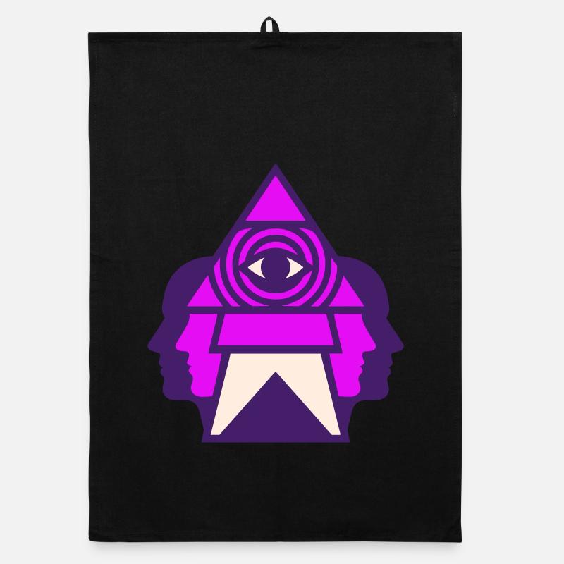 Third Eye Logo Organic dish towel