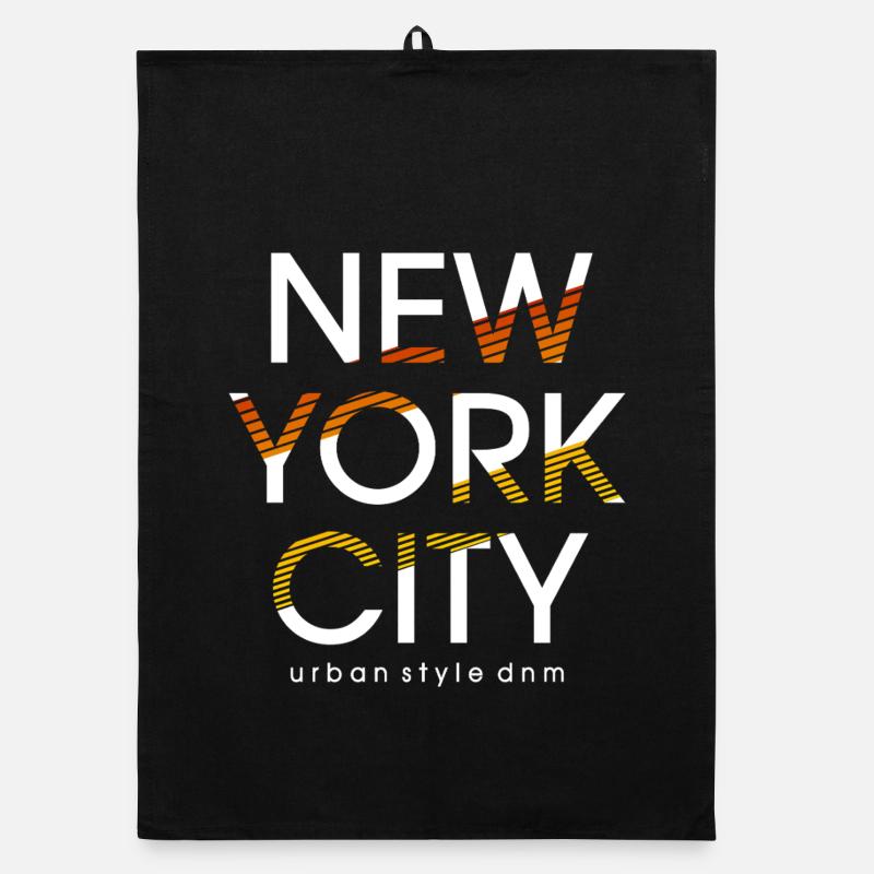 Style urbain dynamique de New York Torchon bio
