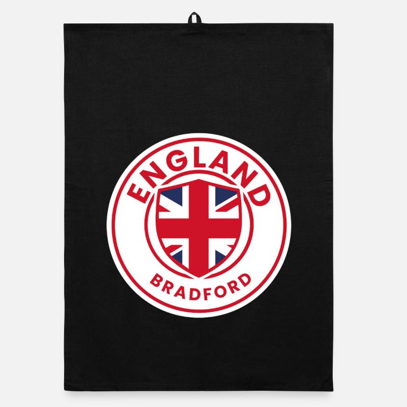 Drapeau du drapeau de Bradford d’Angleterre Torchon bio