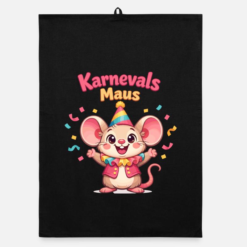 Carnival Mouse Kölsche Mädsche – Kölle Alaaf Torchon bio