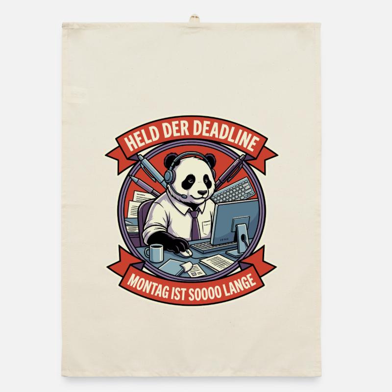 Héros du Panda de la Deadline lundi Torchon bio