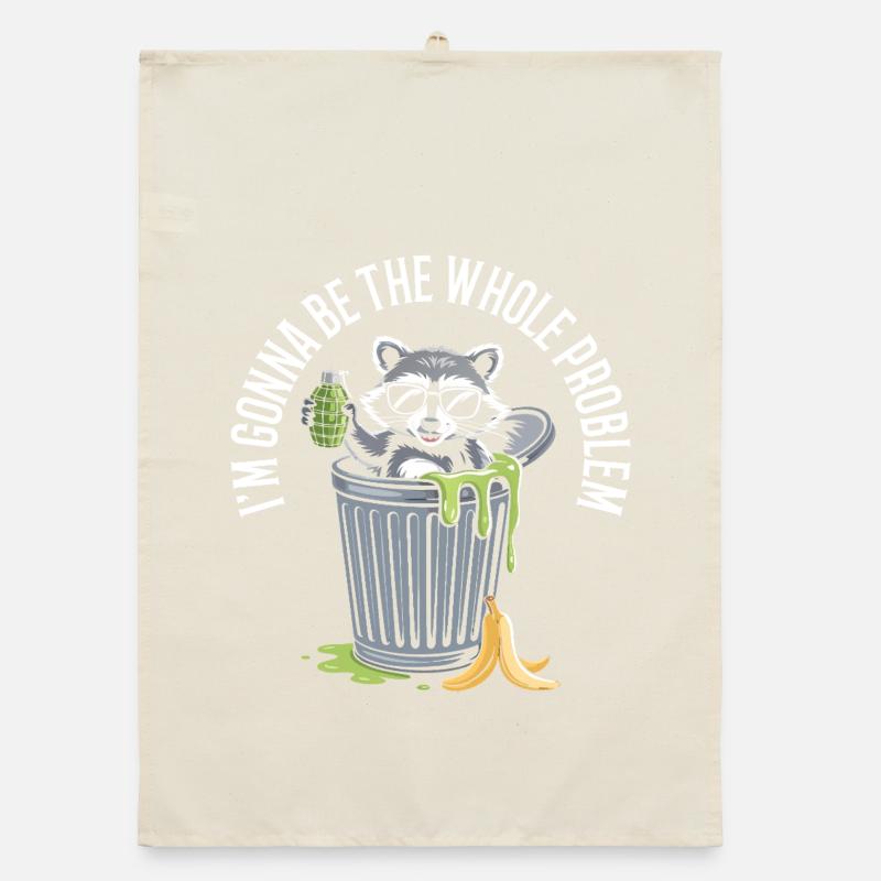 I'm the Problem – Funny Statement Design Organic dish towel