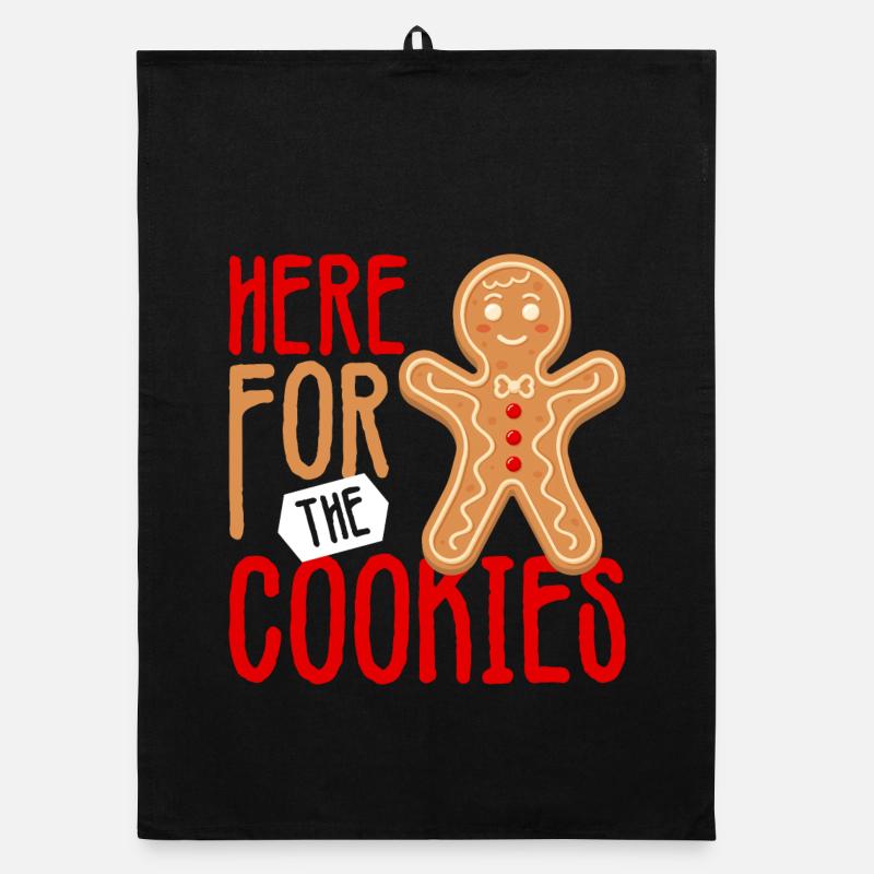 Gingerbread Cookie Crew Tee Organic dish towel