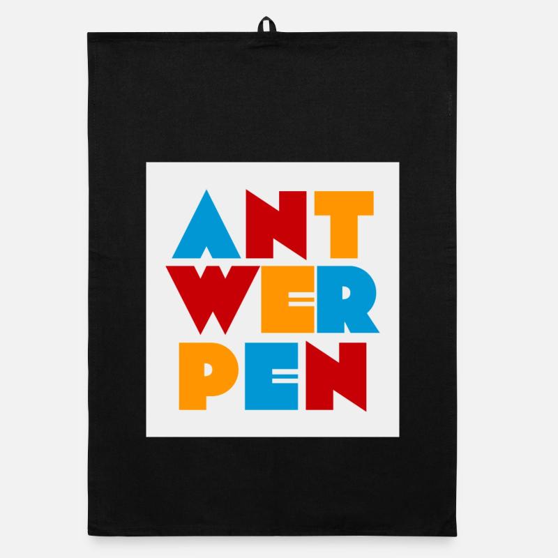 Antwerpen Belgien Organic Geschirrtuch