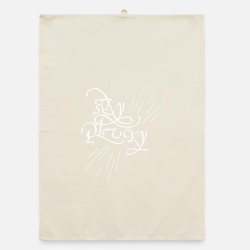 Bleiben Sie mutig Organic Geschirrtuch