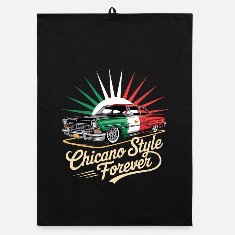 Chicano Forever Mexiko Pride Organic Geschirrtuch