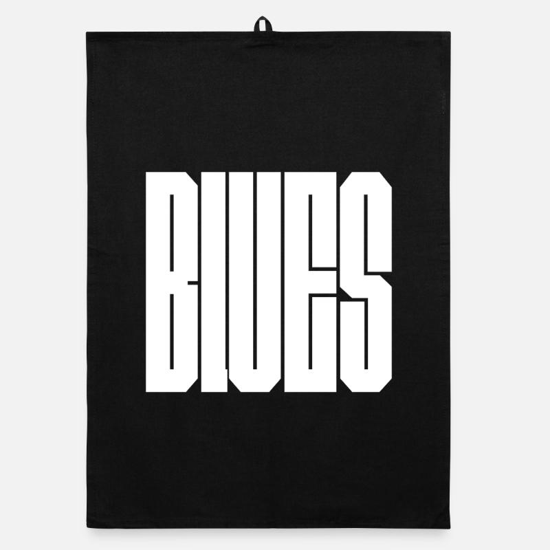 Conception de logo audacieux Blues Torchon bio