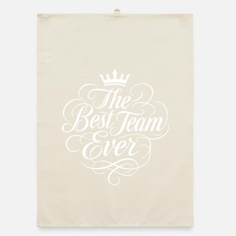 Das Beste Team Ever Organic Geschirrtuch