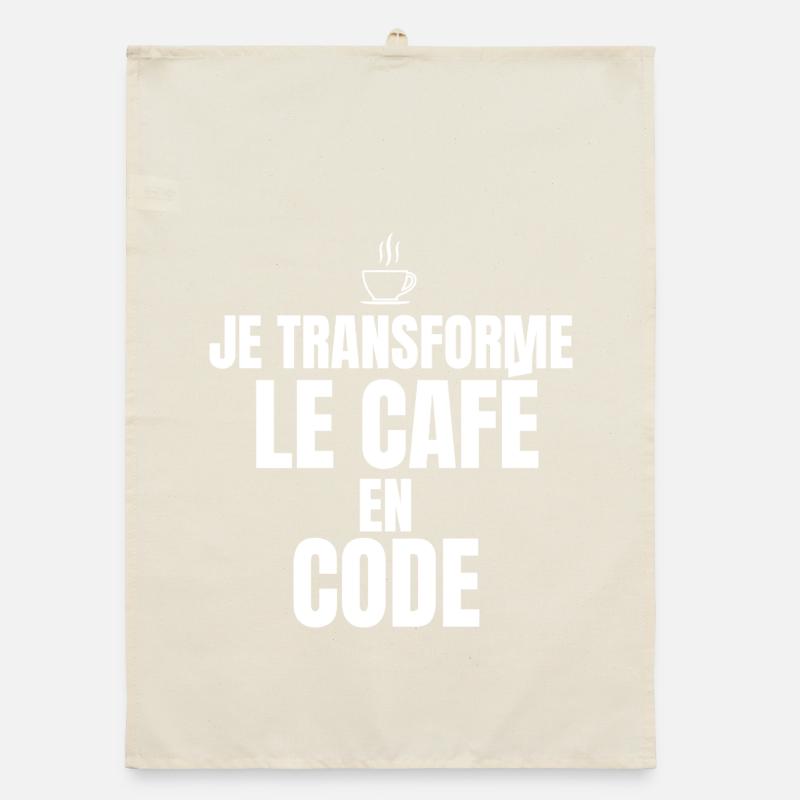 Je transforme le café en code Torchon bio