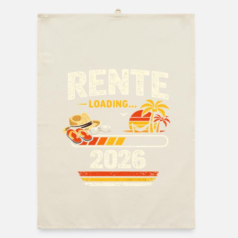 rente loading 2026 Organic Geschirrtuch