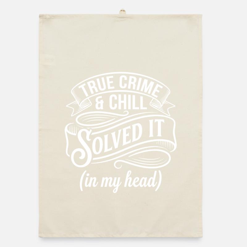 True Crime & Chill – Solved It Organic dish towel