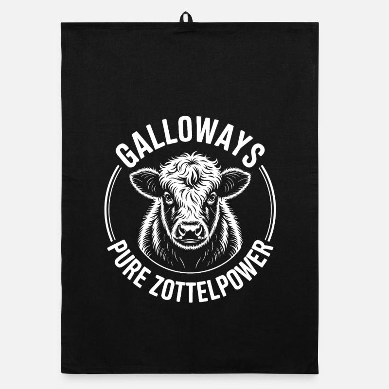 Tête de bœuf de Galloway Torchon bio