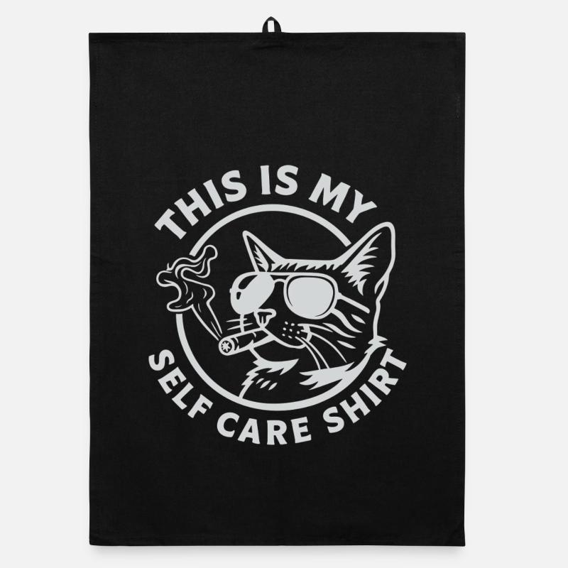 Mon t-shirt de chat d’auto-soin Torchon bio