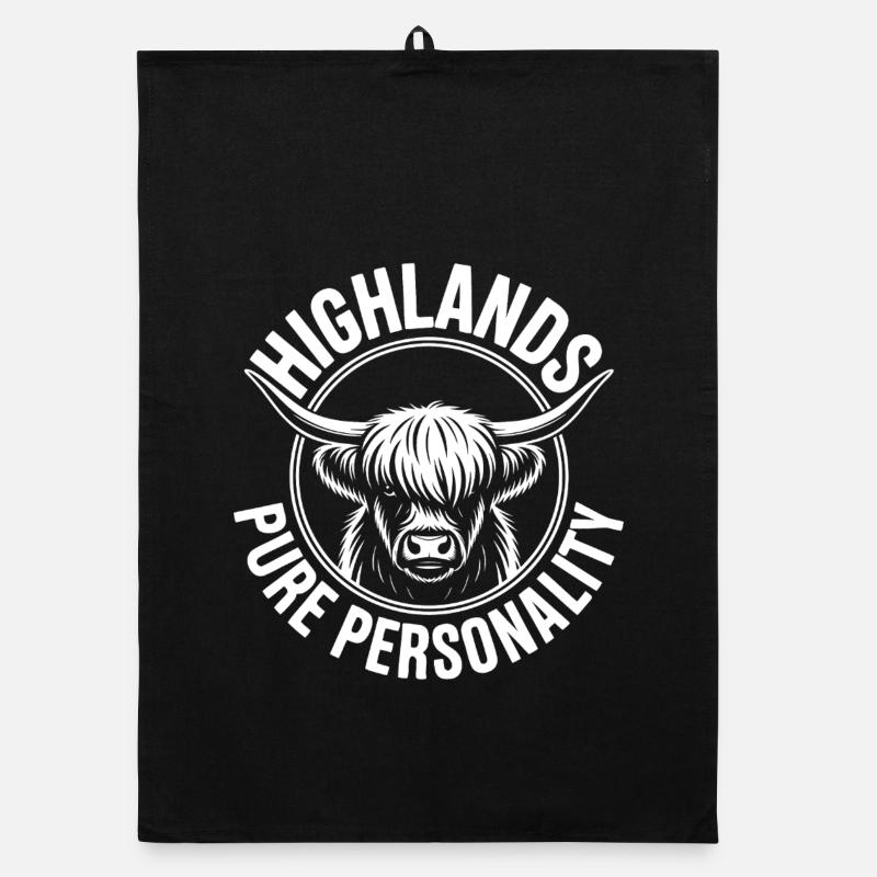 Logo du Cercle de Vaches des Highlands Torchon bio