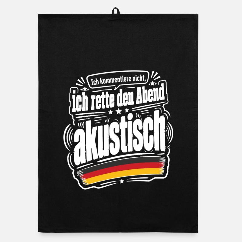 Ich kommentiere nicht, ich rette den Abend... Organic Geschirrtuch