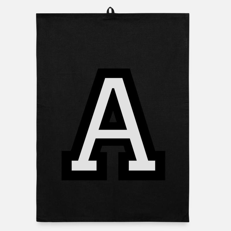 Buchstabe A Organic Geschirrtuch