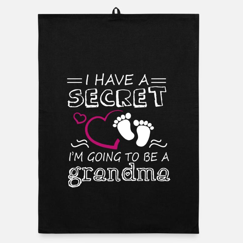 Ich werde ein Oma-T-Shirt sein Organic Geschirrtuch