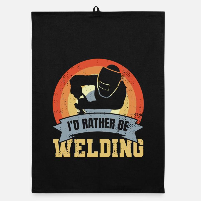 I'd rather weld Organic dish towel