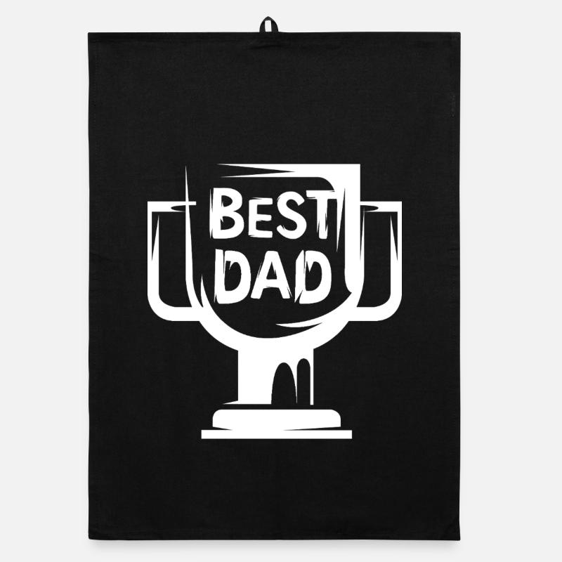 best dad cup - Best father in the world dad Organic dish towel