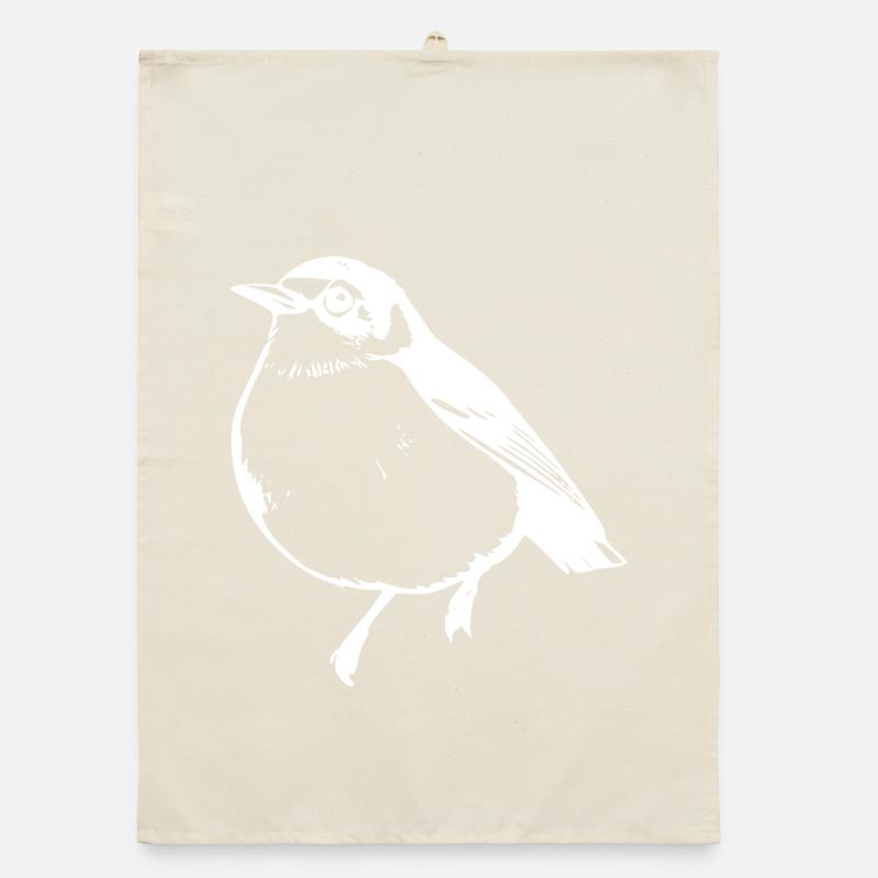 Blanc oiseau Torchon bio