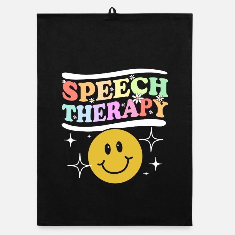Speech Therapy Speech Therapist Speech Therapist Organic dish towel