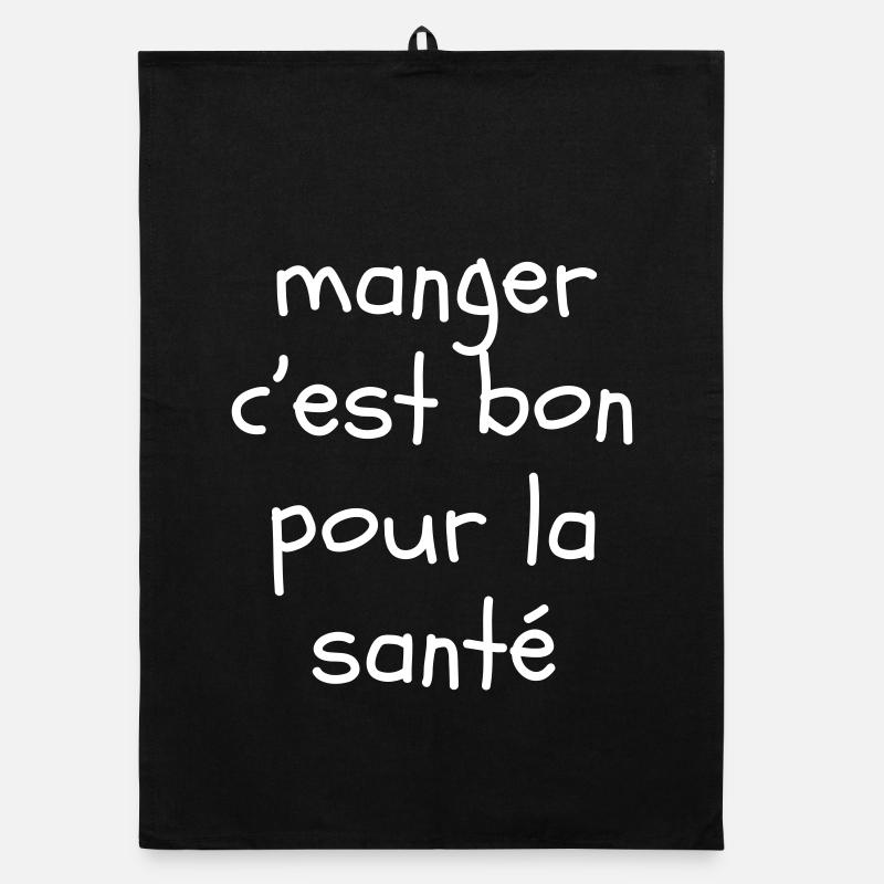 Manger c'est bon pour la santé Torchon bio