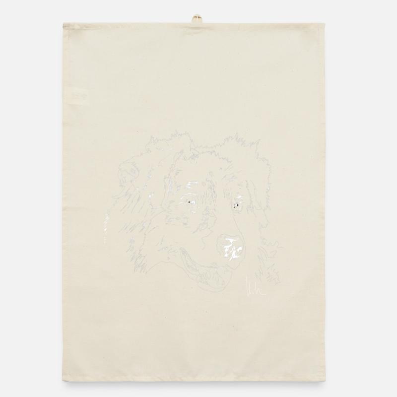 Australian Shepherd Organic Geschirrtuch