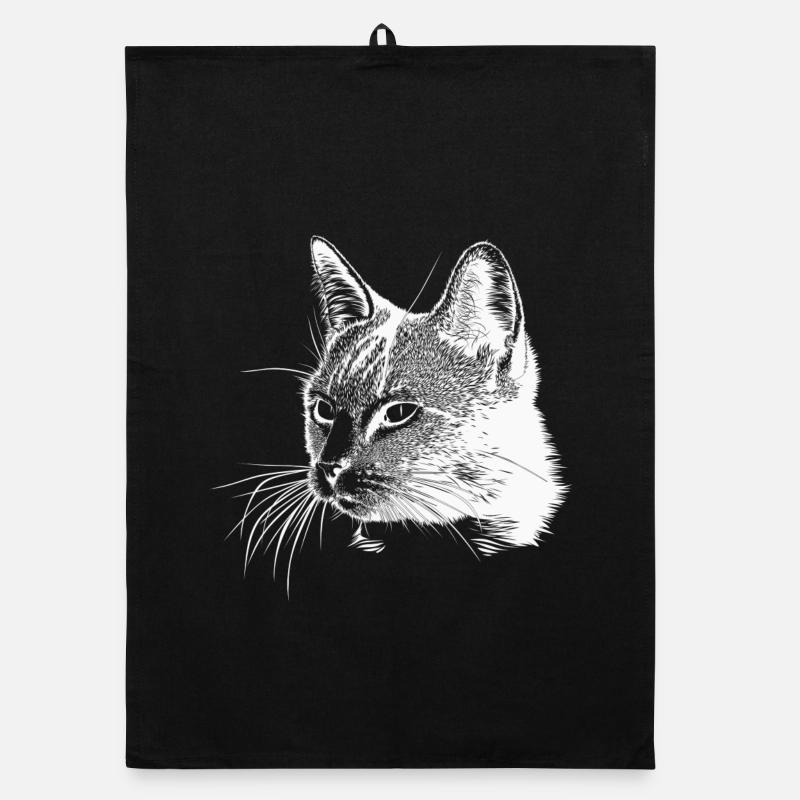 Tête de chat - Blanc Torchon bio