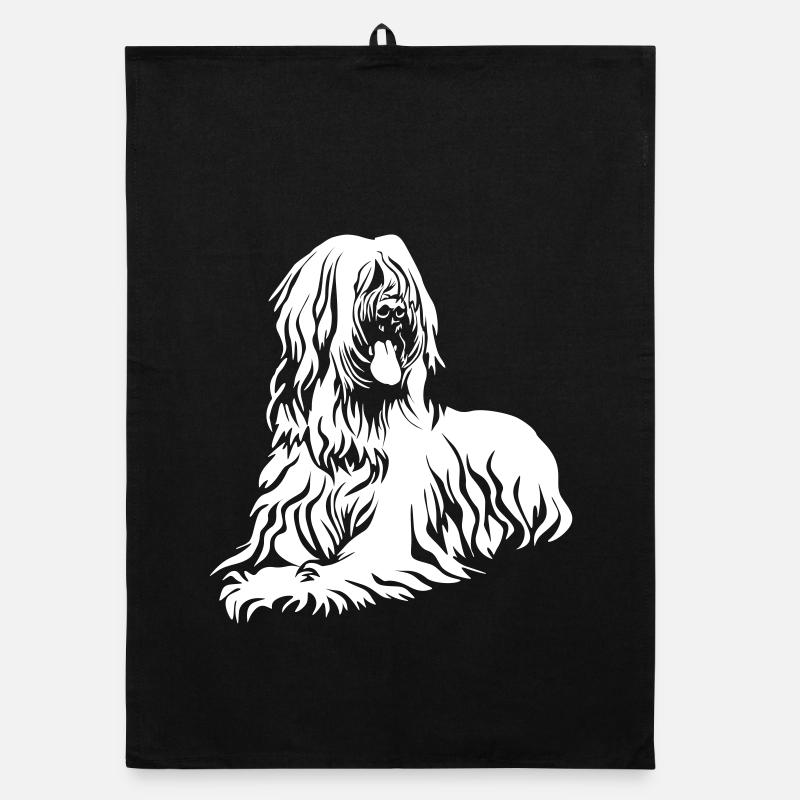 Briard "Black Edition" - Organic Geschirrtuch - Schwarz