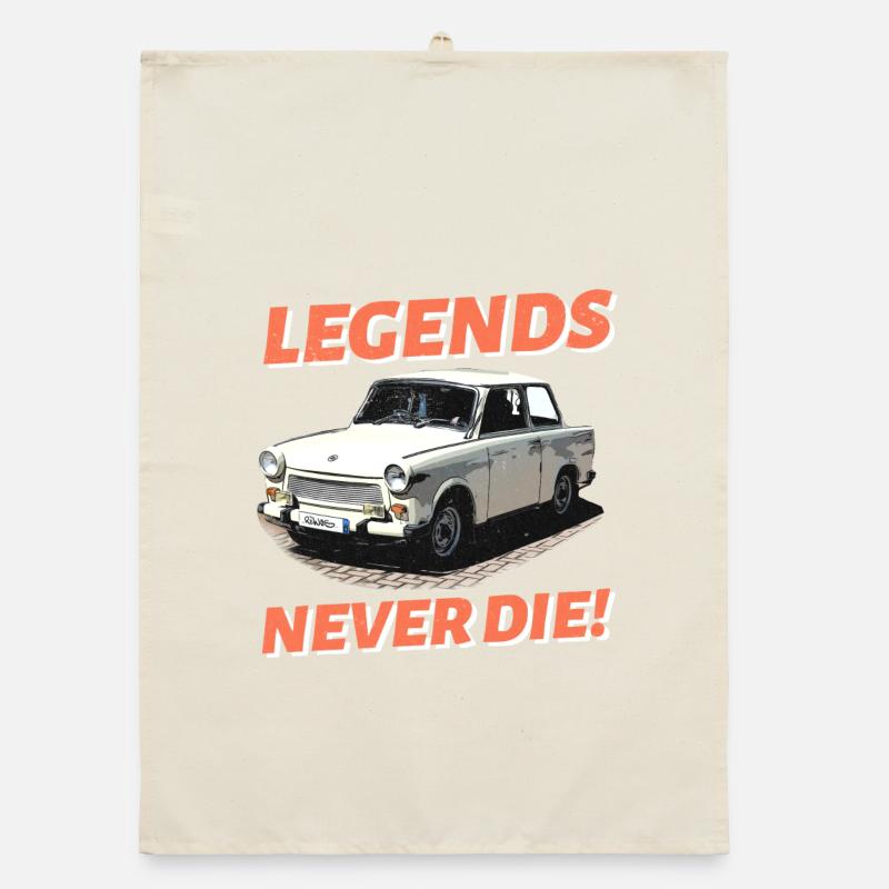 Legends never die Organic dish towel