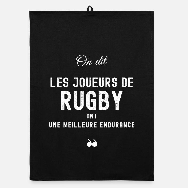 Citation Rugby Endurance Illustration Torchon bio