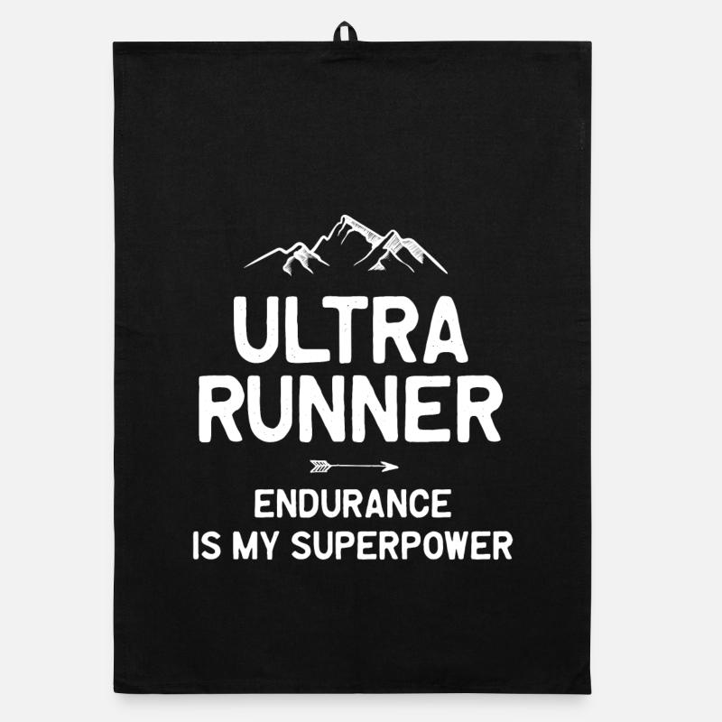 Ultra Runner - Endurance is My Superpower Organic dish towel