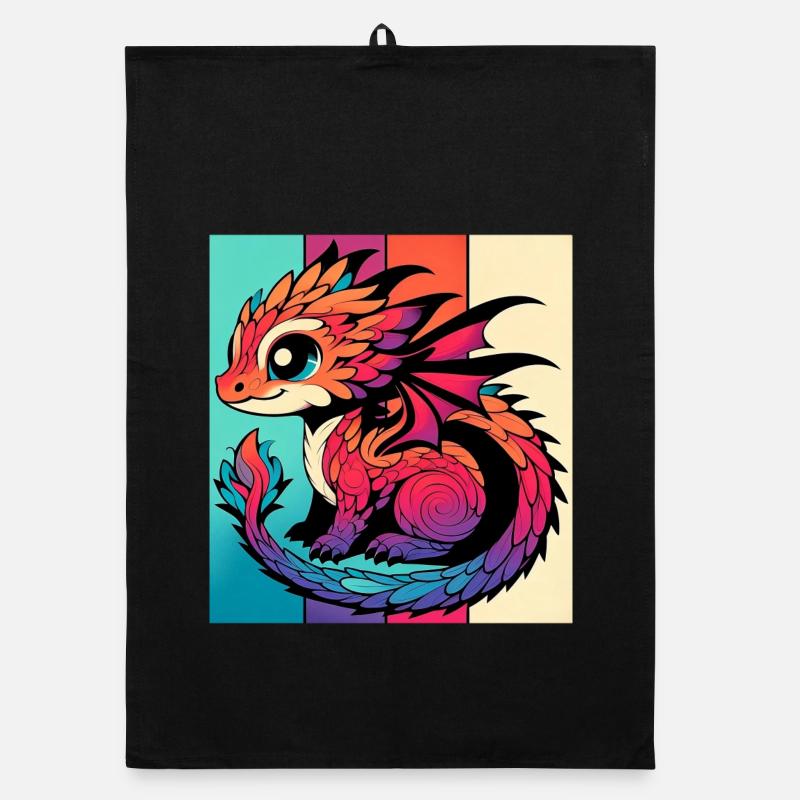 Drache Organic Geschirrtuch