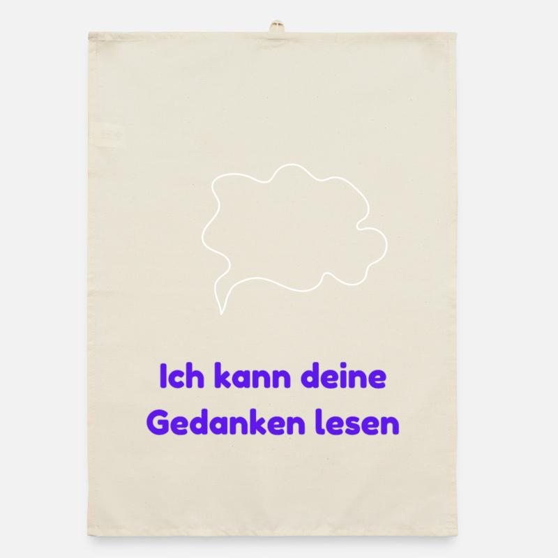 I can read your mind Organic dish towel