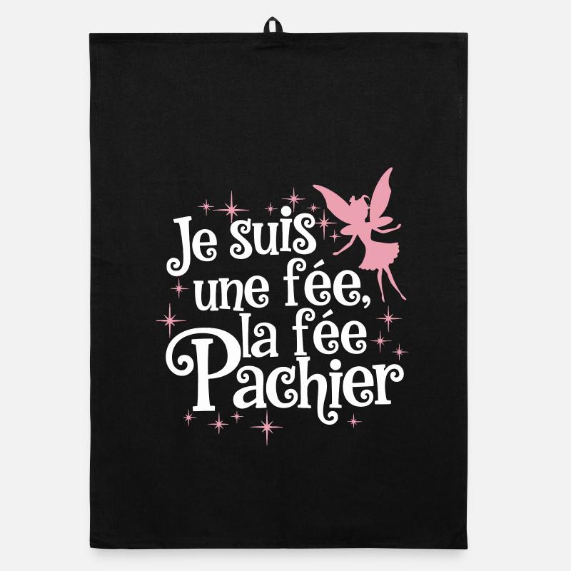Ich bin eine Fee, die Fee Pachier Organic Geschirrtuch