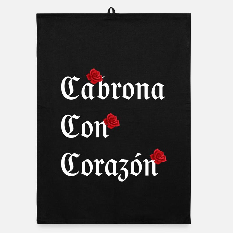 Gothic Rose Mexico Organic dish towel