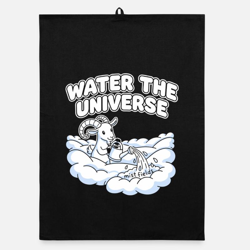 Wasser das Universum Organic Geschirrtuch