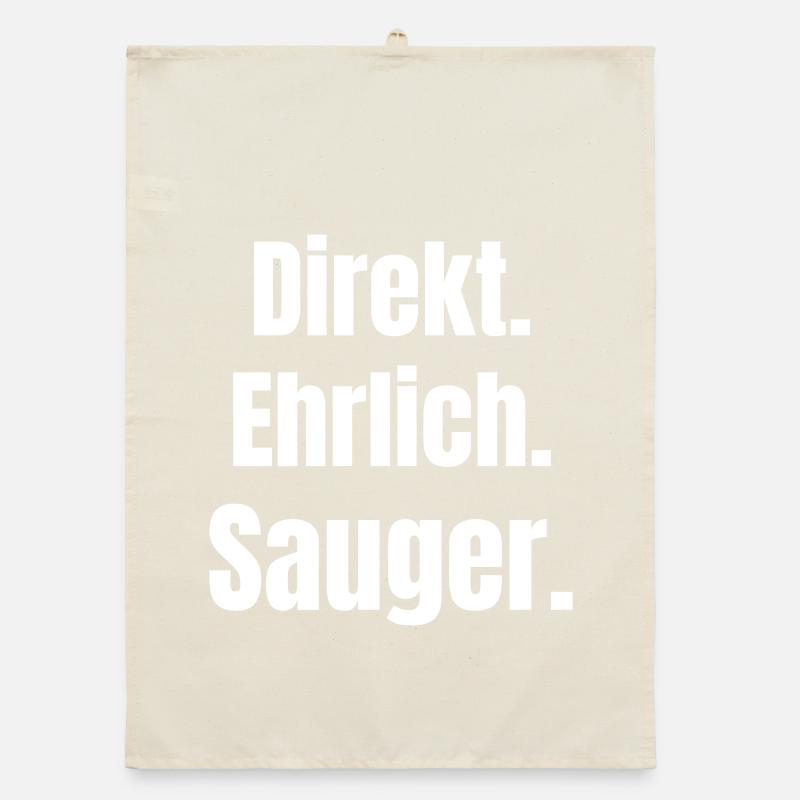 Directly Honest Sucker Statement Organic dish towel