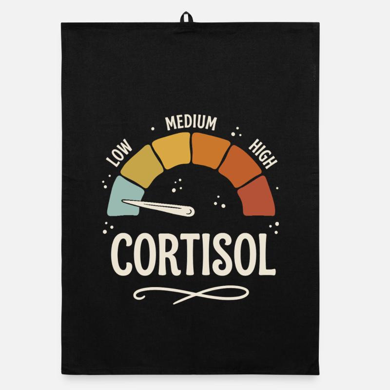 Mème sur un faible taux de cortisol Torchon bio