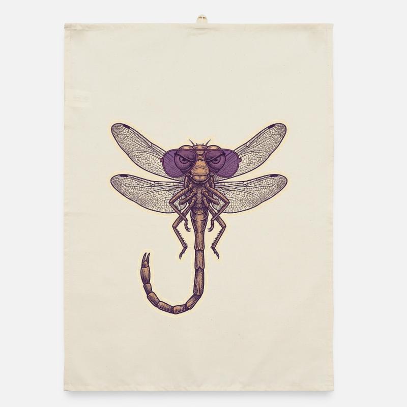 Coole Libelle Organic Geschirrtuch