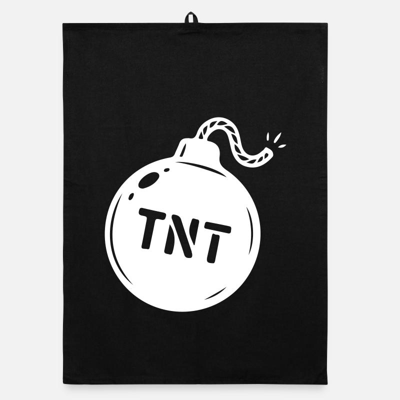 Bombe TNT Symbol Organic Geschirrtuch