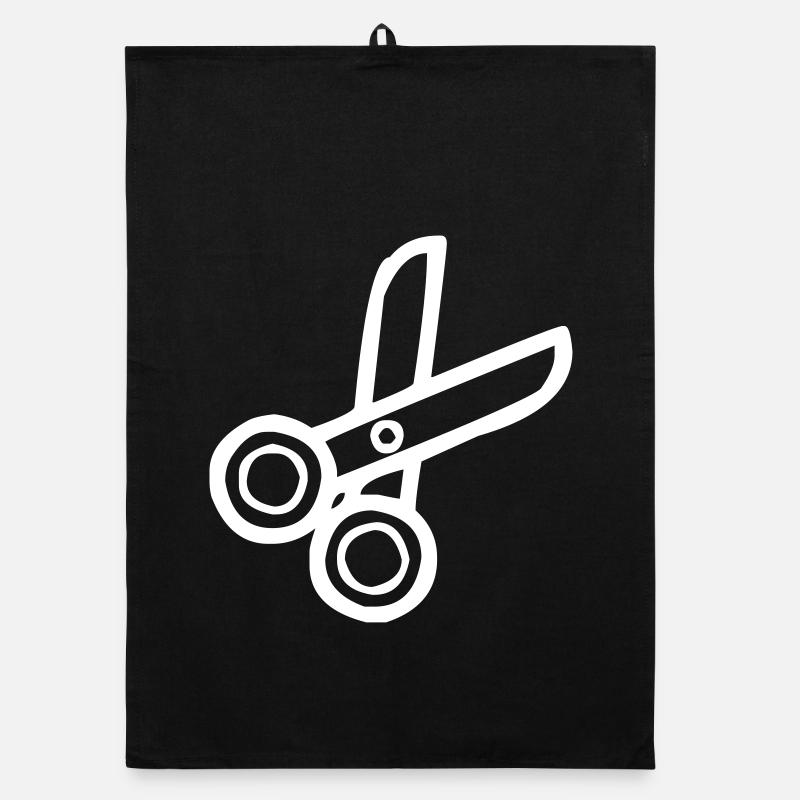 Ciseaux pour couper Torchon bio
