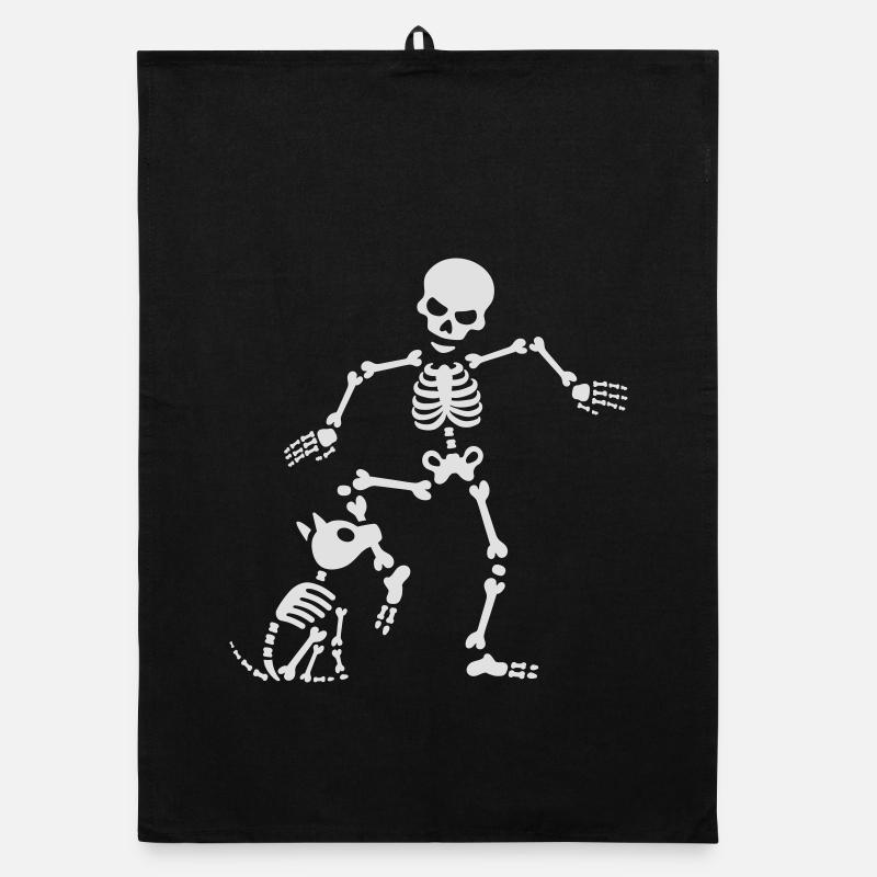 Dog like bones skeleton Torchon bio