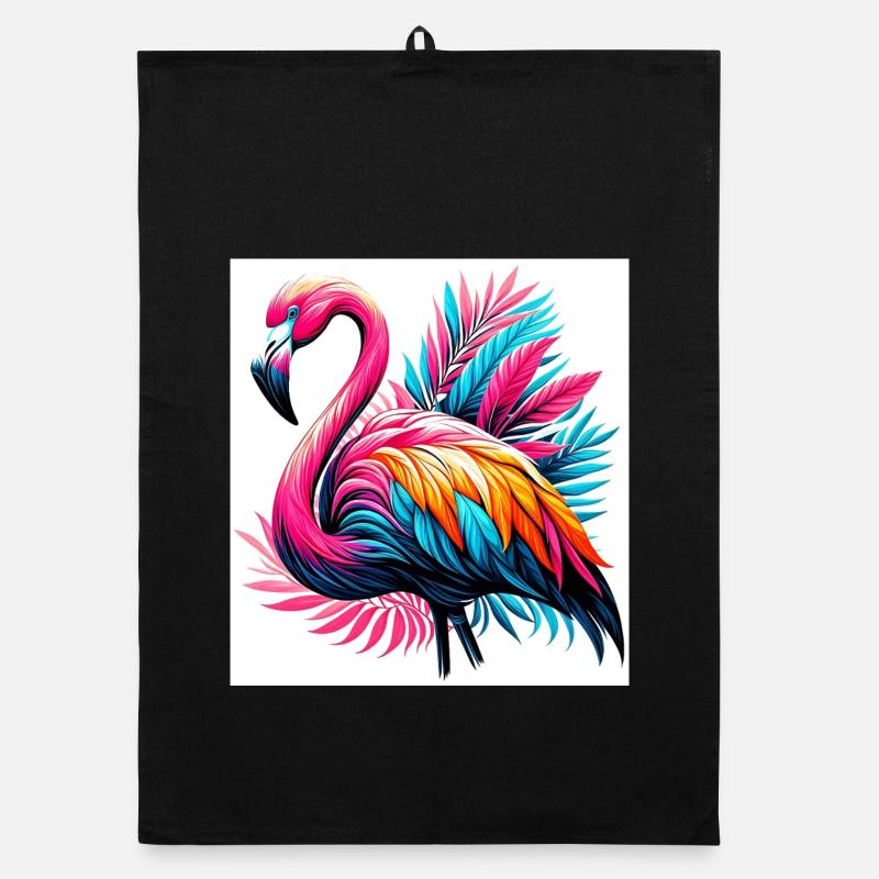 Flamant rose Torchon bio