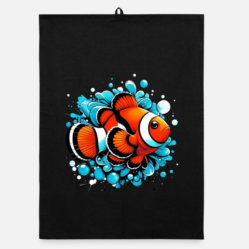 Clownfisch Organic Geschirrtuch