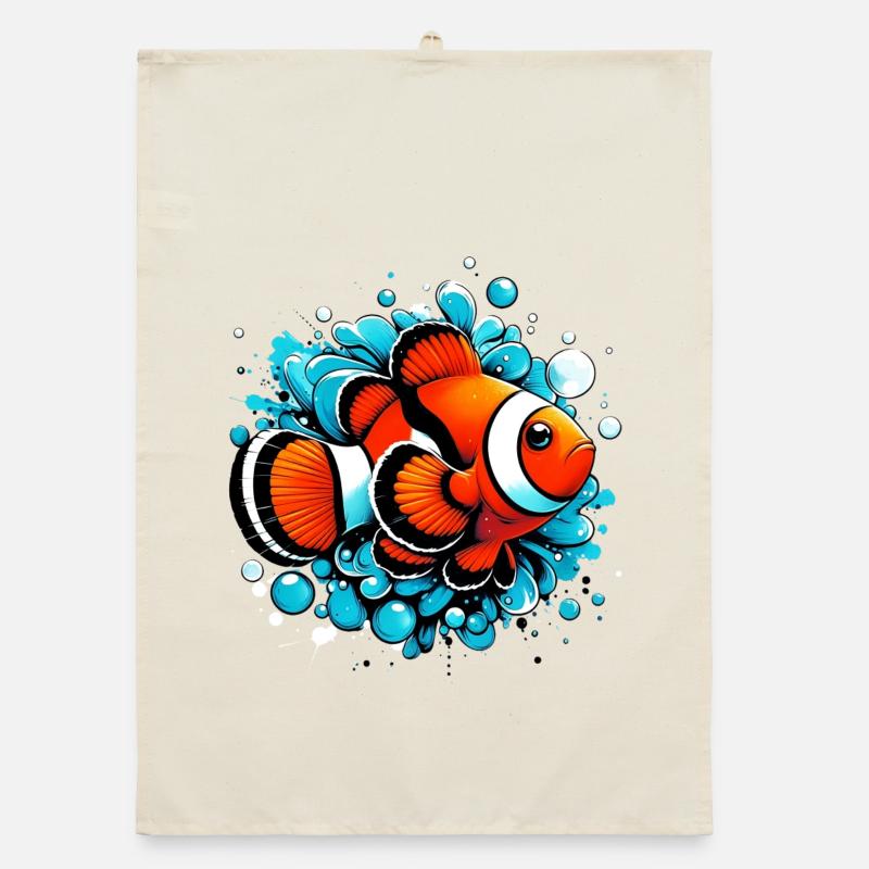 Clownfish Organic dish towel