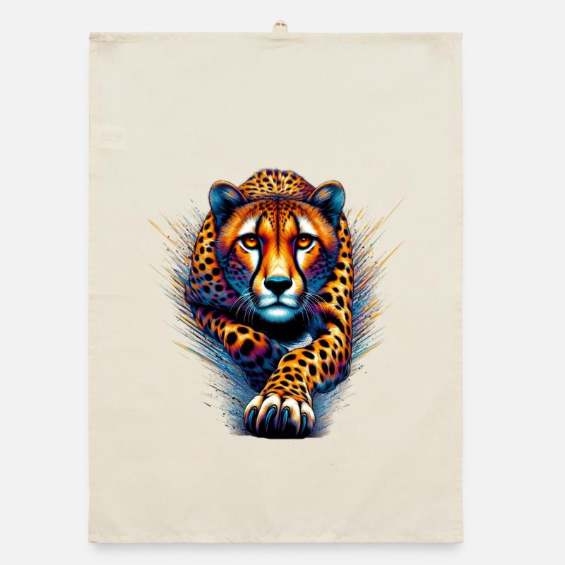 Cheetah Organic dish towel