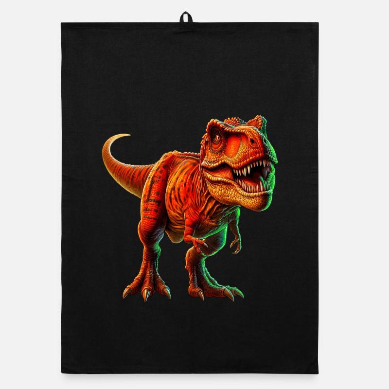 Dinosaur Organic dish towel