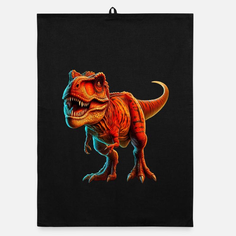 Dinosaur Organic dish towel